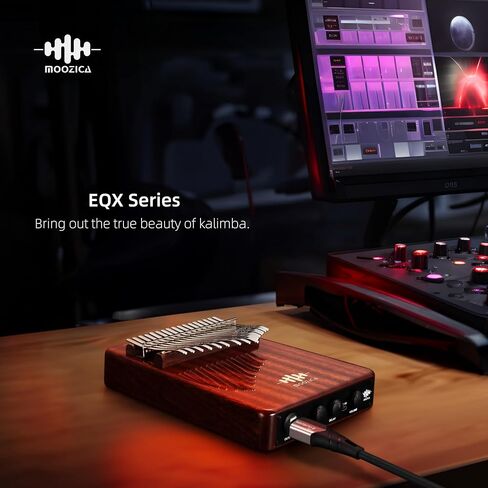 سلسلة كاليمبا الاحترافية من موزيكا EQX، بيك اب بيزو مدمج 17 مفتاحًا بيانو كاليمبا الإبهام مع التحكم في تأثير الجوقة والتأخير، كاليمبا الكهربائية الصوتية الاحترافية (K17EQX) in Kuwait