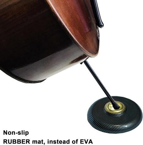 Cello Endpin Anchor Non-slip Stopper Rest Holder Stand Cello Antiskid Device Adjustable Strap with Thick Pad (Cello Bock brown) in Kuwait