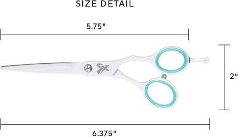 Cricket Shear Xpressions 5.75" Left-Handed Professional Stylist Hair Cutting Scissors Japanese Stainless Steel Shears, Lefty, Hey Rosie in Kuwait