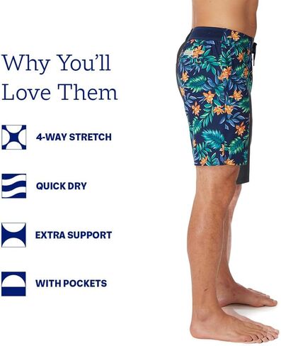 Fair Harbor The Ozone –– Men’s Swimsuits with BreezeKnit Liner, 10-inch Inseam –– Quick Dry, Performance Swim Trunks in Saudi Arabia