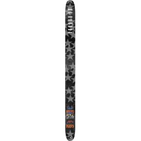Perri's Leathers, KISS Official Logo Themed, Cotton Guitar Strap, Black, Anti-Slip, Classic, Suitable for Each Level, Adjustable from 39 to 58 Inch, Compatible with All Button Lock Systems in Kuwait
