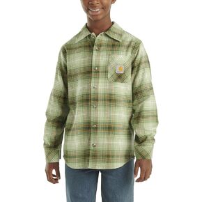 Carhartt Boys' Big Plaid Flannel Shirt