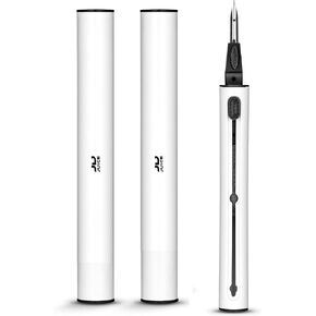 4 Pack - Airpods Cleaning Kit Earbud Cleaning Kit - Phone Cleaning Kit in-Ear Headphones Cleaning Pen Tool, Portable 3-in-1 Laptop Cleaning Kit Electronic Cleaner with a Sponge, Metal Pen Tip