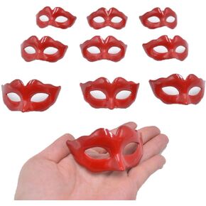 Mini Masquerade Mask Party Decoration - Yiseng 10pcs Set Supper Small Masks Mardi Gras Halloween Party Decor Novelty Gifts