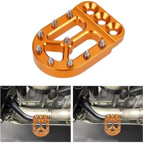 موسع وسادة رافعة دواسة الفرامل السوداء من NICECNC متوافق مع KTM 390 Adventure 2020-2023,790/890 Adventure/R/S 2018-2023,690 Enduro R 2008-23,690 SMC R2019-23,1290/1190/1090/1050/990/950 مفامرة