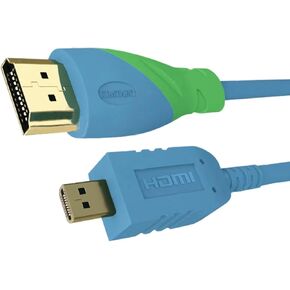Fiber Optic HDMI Cable (HDMI 2.0, 18Gbps), Kimtabo HDMI to HDMI and Micro HDMI to HDMI long Cable in Wall 100 ft, Ultra High Speed 4K 60Hz 444, HD,HDR10,ARC,3D,Slim for Laptop, Camera,PS4,Projector,TV