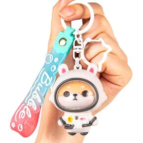 YOU WIZV Cute Keychain Kawaii Anime Keychains for Kids Backpack Charms Key Chain Accessory Friend Gift for Women Girl