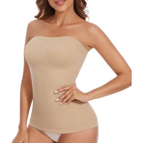 Strapless Shapewear Tank Tops for Women Shapewear Cami Tummy control Slimming Camisole