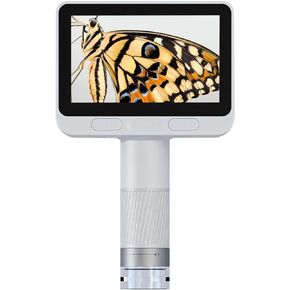 BEAVERLAB Darwin Handheld Digital Microscope with 4.3" IPS Screen, Handheld Coin Microscope Camera,1600X HD Portable Pocket Microscope for Kids Aldult
