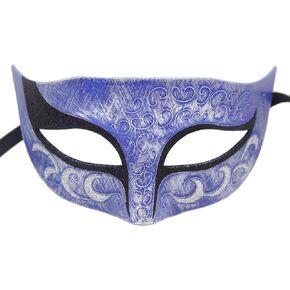 Seglorwy Masquerade Mask for Men Vintage Venetian Mardi Gras Halloween Christmas Party Masks (Black)