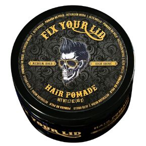 Fix Your Lid Hair Pomade for Men - Water Based Pomade with Medium Hold and Hight Shine - Match all Mens Hair Types - Easy To Wash Out - 1.7 Oz