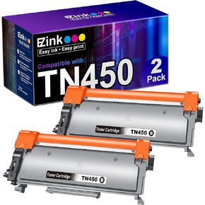 E-Z Ink (TM Compatible Toner Cartridge Replacement for Brother TN450 TN420 TN-450 TN-420 Compatible with HL-2270DW HL-2280DW HL-2230 MFC-7360N MFC-7860DW DCP-7065DN Intellifax 2840 2940 (2 Black)