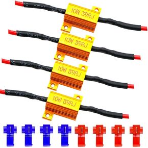 2pcs 100W 6ohm Load Resistors - Fix LED Bulb Fast Hyper Flash Turn Signal Blink Error Code (100W 6ohm) in Kuwait