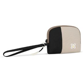 Sherpani Jolie, Lightweight Travel Pouch, Cosmetic Bag, Recycled Wristlet Bag, Toiletry Bag for Women (Con Leche, Small) in Kuwait