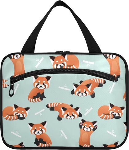 ZZKKO Travel Toiletry Bag for Men Japanese Wave Hanging Travel Toiletry Bag Organizer Mens Toiletries Bag for Bathroom Water Resistant Multiple Compartments Large in Kuwait