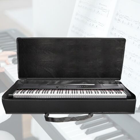 Tosnail 61-Note Keyboard Gig Bag, Soft Piano Case Padded with 6mm Cotton Piano Case with Handles - 39'' x 16" x 6'' in Saudi Arabia