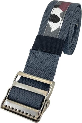 Secure Gait Belt for Seniors with Metal Buckle - Transfer and Walking Standing Aid Elderly, Physical Therapy, Nurses in Kuwait
