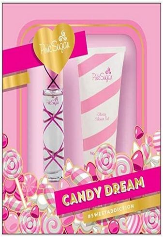 مجموعة هدية بينك شوجر كاندي دريم مكونة من قطعتين، عطر أو دو تواليت للنساء + جل استحمام in Kuwait
