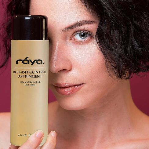 RAYA Blemish Control Astringent 6 oz (705) | Facial Toner for Very Oily and Break-Out Skin | Helps Normalize pH Levels and Regulate Oil Gland Secretion | Made with Vitamin-B | Great for Teens in Saudi Arabia