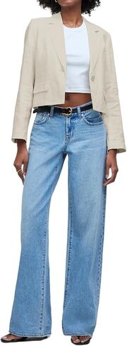 IDEALSANXUN Womens Cropped Blazer Casual Lightweight Cotton Linen Blazer Suit Jackets in Saudi Arabia