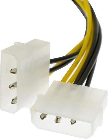 4 Pin Molex to 6 Pin Video Card GPU Power Supply Cable 8.6’’ 22cm in Kuwait