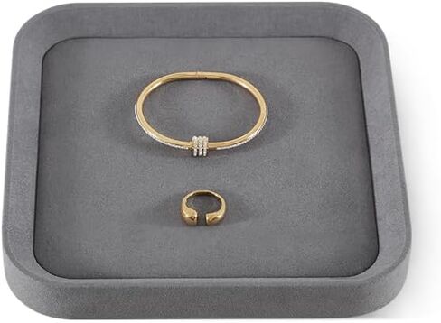 Jewelry Tray, Velvet Trinket Tray,Luxury Necklace Organizer,Premium Jewelry Display For Vendors,Blue Watch Tray in Saudi Arabia