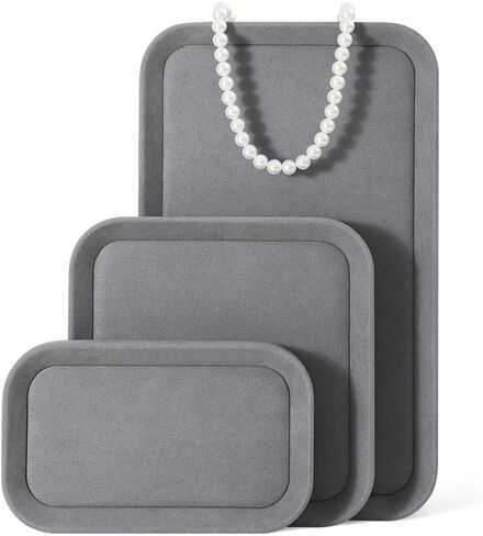 Jewelry Tray, Velvet Trinket Tray,Luxury Necklace Organizer,Premium Jewelry Display For Vendors,Blue Watch Tray in Saudi Arabia