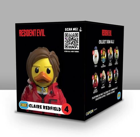 TUBBZ Boxed Edition Leon S. Kennedy Collectible Vinyl Rubber Duck Figure - Official Resident Evil Merchandise - Horror TV, Movies & Video Games in Saudi Arabia