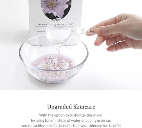 Premium Rosa & Cica Modeling Mask - Measuring spoon and spatula included, 25g x 5 ea, Cooling effect, Hydration, Skin barrier enhancement. Soothe the redness. Vegan & Cruelty free Modeling Mask (Cica) in Saudi Arabia