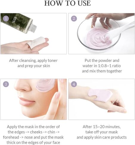 Premium Rosa & Cica Modeling Mask - Measuring spoon and spatula included, 25g x 5 ea, Cooling effect, Hydration, Skin barrier enhancement. Soothe the redness. Vegan & Cruelty free Modeling Mask (Cica) in Saudi Arabia