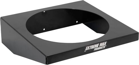 Extreme Max 5001.6727 Aluminum 5-Gallon Bucket Bracket for Race Trailer, Garage, Shop, Enclosed Trailer, Toy Hauler - Silver in Saudi Arabia