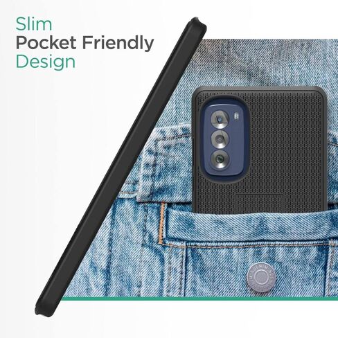 جراب DuraClip مغلف مصمم لجراب Moto G Power 2022 بمشبك حزام، جراب هاتف نحيف مع حافظة in Kuwait