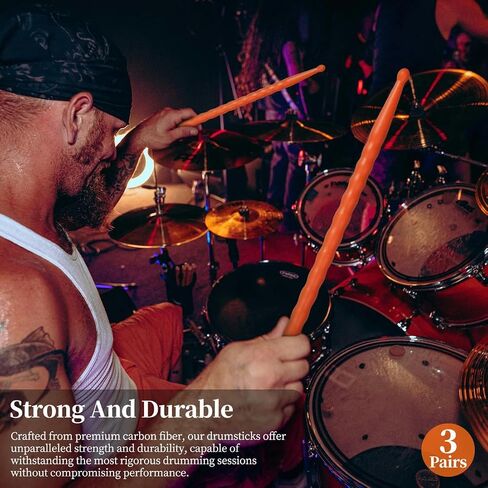 Drum Sticks 5a Drumstick 1 Pack Carbon Fiber Drumsticks in Kuwait