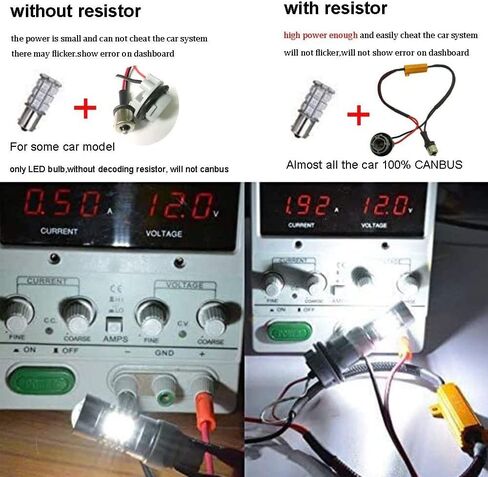 2pcs 100W 6ohm Load Resistors - Fix LED Bulb Fast Hyper Flash Turn Signal Blink Error Code (100W 6ohm) in Kuwait