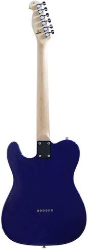 جيتار كهربائي Monoprice Indo Series 6 String Basswood-Body، يمين، أسود (625901) in Saudi Arabia