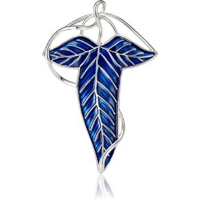 Enamel Green Leaf Brooches for Women Unisex Plant Pins 5-color Available Casual Party Accessories Gifts Elven Cloak Leaf Clasp Costume Accessory Cosplay Jewelry