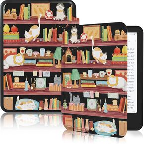 MOROCK Slim Case for 6" Kindle Paperwhite(10th Generation, 2018 Release),Fits 2018 Kindle Paperwhite 10th Gen (Model No. PQ94WIF),Lightweight PU Leather Cover with Auto Wake/Sleep,Leopard