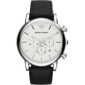 Emporio Armani Men's AR1917 Dress Black Leather Watch