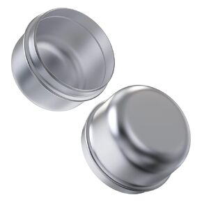 2 Set L68149 L44649 Trailer Axle Bearings Kit with 171255TB Grease Seals,1.98'' Trailer Dust Caps, Cotter Pins, Axle Nuts & Washers, Fits for 1-3/8'' to 1-1/16'' 3500 Lbs Trailer Axle #84 Spindle