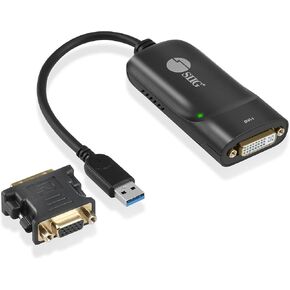 SIIG USB to HDMI Adapter, DisplayLink Chipset, USB 3.0 to HDMI 2K 2560x1440 50Hz Video Converter- for Windows and Mac, PC, Laptop, Desktop, Monitor, and TV (JU-H30H11-S1)
