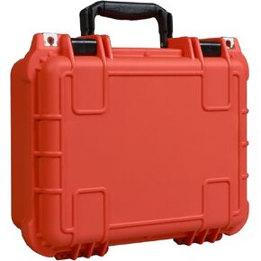 Jack Boss 14 inch Hard Case Portable Weather Waterproof Protective Camera Case with Customizable Foam, Fit Use of Drones, Camera, Equipments, 14 x 11.5 x 6 Inches, Black in Kuwait