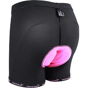 Sportneer Cycling Shorts for Women - 3D Padded Bike Shorts Cycling Underwear, Bicycle Road Biking Cycle Shorts for Women
