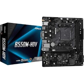 ASRock B550M-HDV Supports 3rd Gen AMD AM4 Ryzen™ / Future AMD Ryzen™ Processors Motherboard