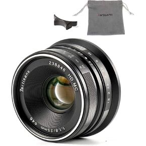 7artisans 25mm F1.8 Manual Focus Lens for Panasonic and Olympus Cameras Micro M4/3 Mount - Black in Kuwait