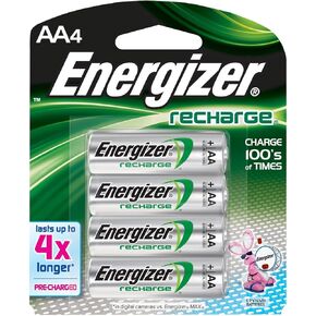 Energizer Rechargeable AA NiMH Batteries