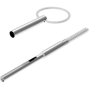 GripperX Headphone Plug Extraction Tool with Key Ring and Cleaning Brush - Remove Broken Headphone Plug from Headphone Jack of Mobile Devices