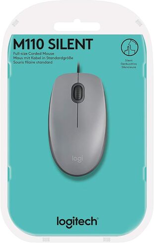 Logitech M110 USB Optical 1000DPI Ambidextrous Red mice in Saudi Arabia