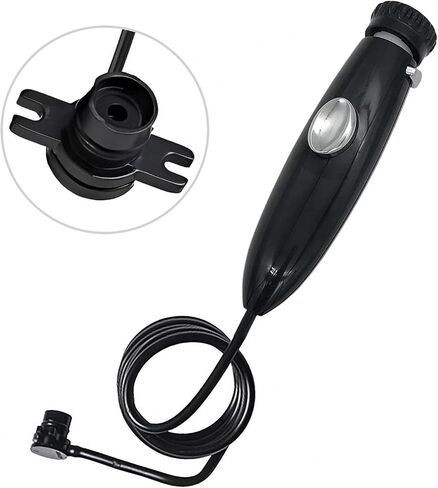 Oral Hygiene Accessories Compatible with Waterpik WP-100, WP-900 Replacement Kit for Ultra Water Flosser, Pack of 1 Handle/Hose（Black） in Saudi Arabia