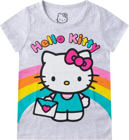 Hello Kitty Sanrio Girls 4 Pack Short Sleeve T-Shirt for Little and Big Kids in Saudi Arabia
