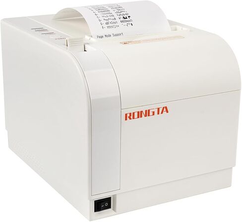 Rongta Thermal Receipt Printer, 80mm Receipt Printers, Thermal Pos Printer with Auto Cutter Support Cash Drawer,USB Serial Ethernet Support ESC/POS, Compatible with Windows/Mac/Linux in Kuwait
